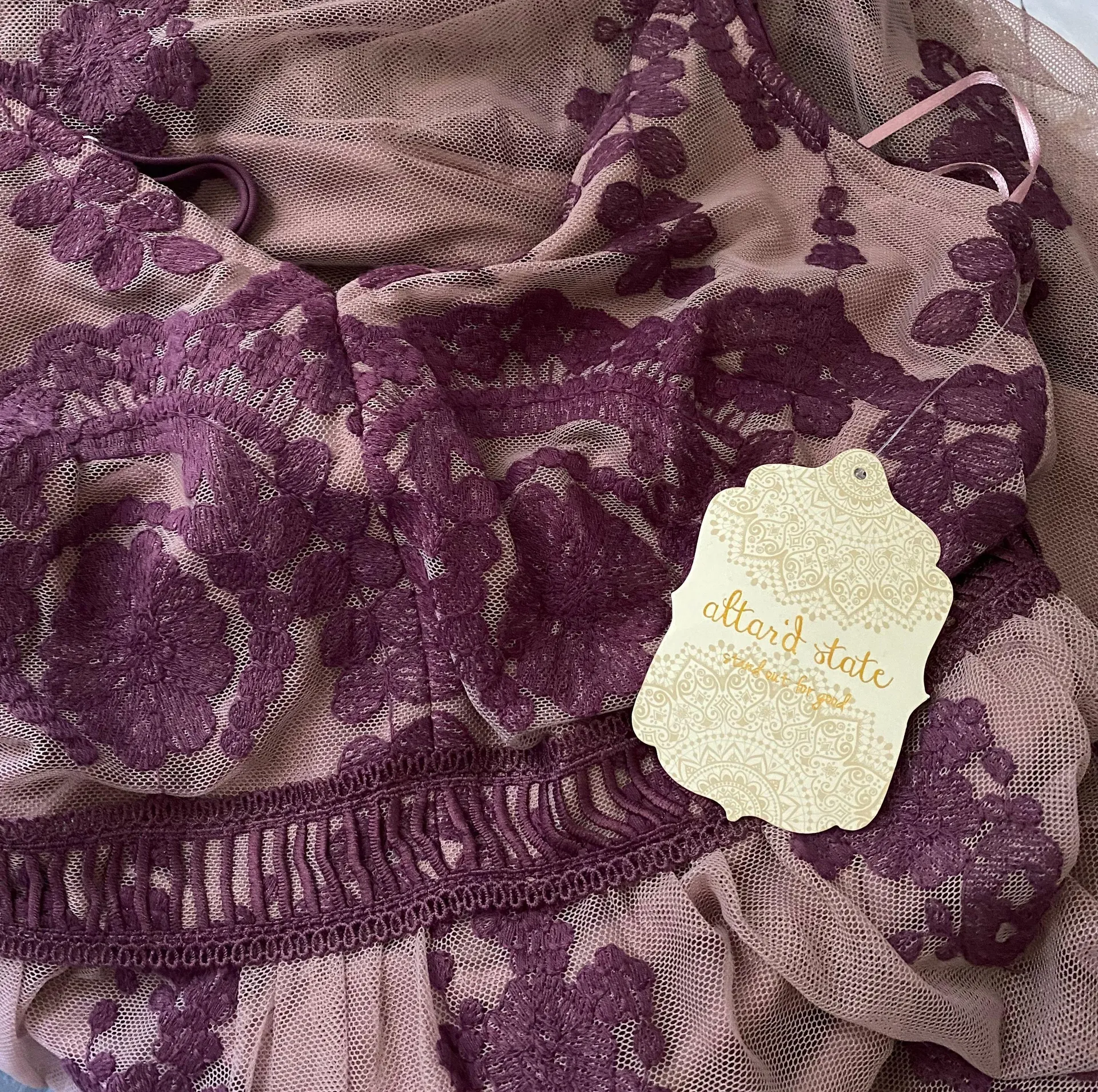 Lace Slit Maxi Formal Prom Wedding Dress - Image 3