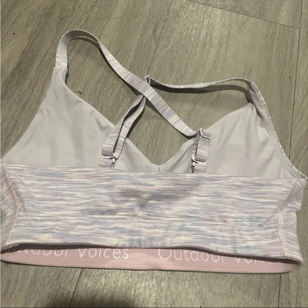 Outdoor Voices Lavender Crisscross Sports Bra - Image 3