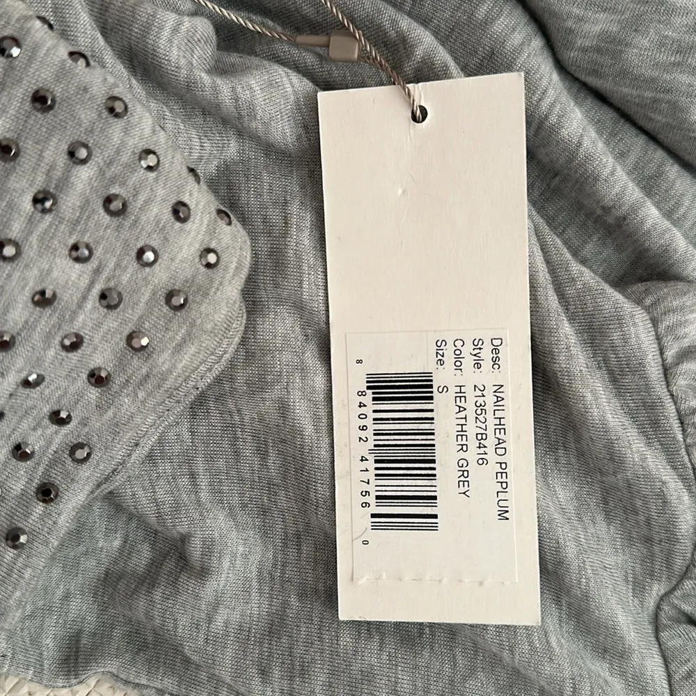 Rebecca Taylor  Nailhead Sleeve Peplum Top - Image 2