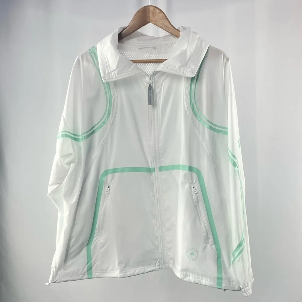 NWT adidas by Stella‎ McCartney Full Zip Jacket in White Size Small - Image 4