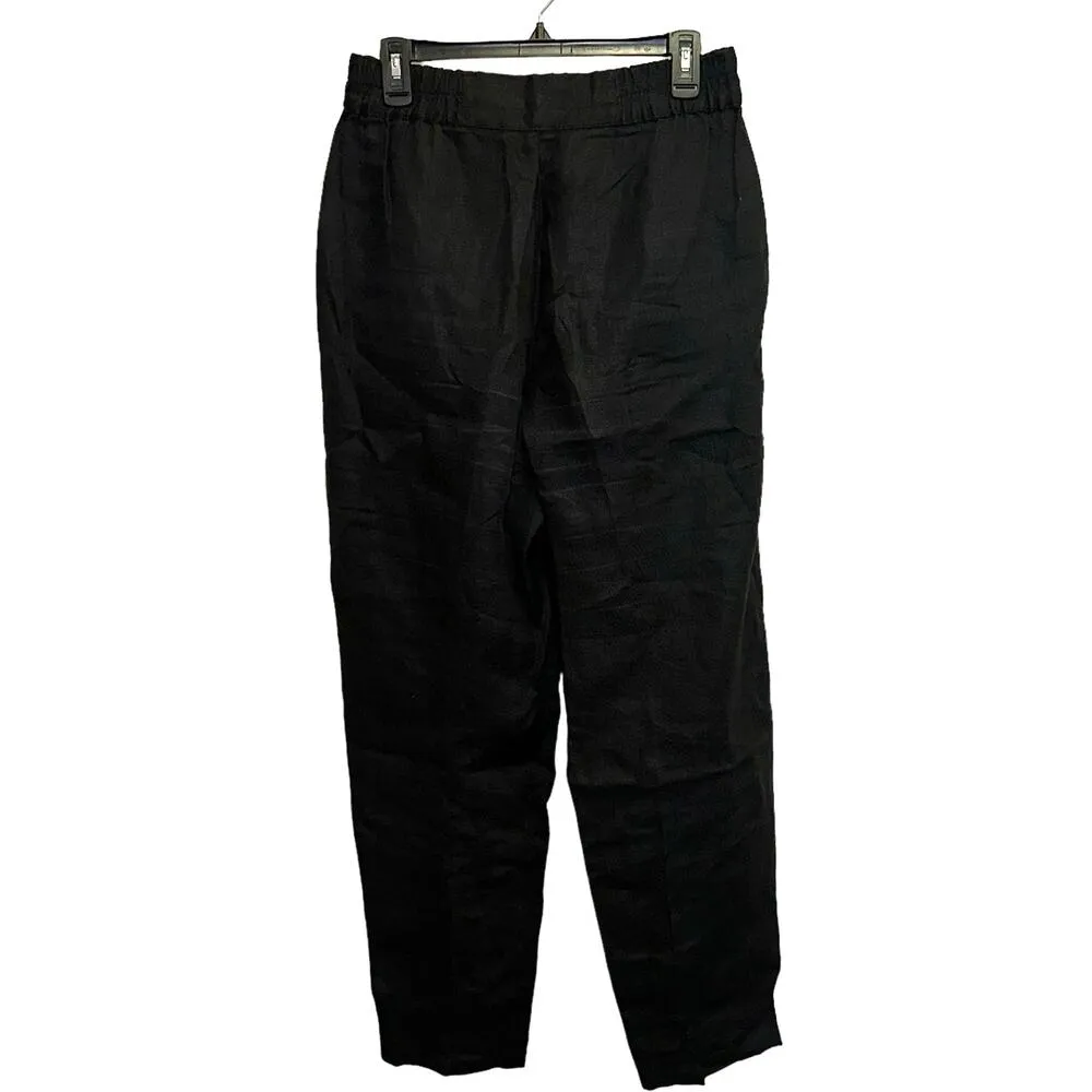 Pendleton Miss Jackson’s Vintage Black Linen Pants - Image 2