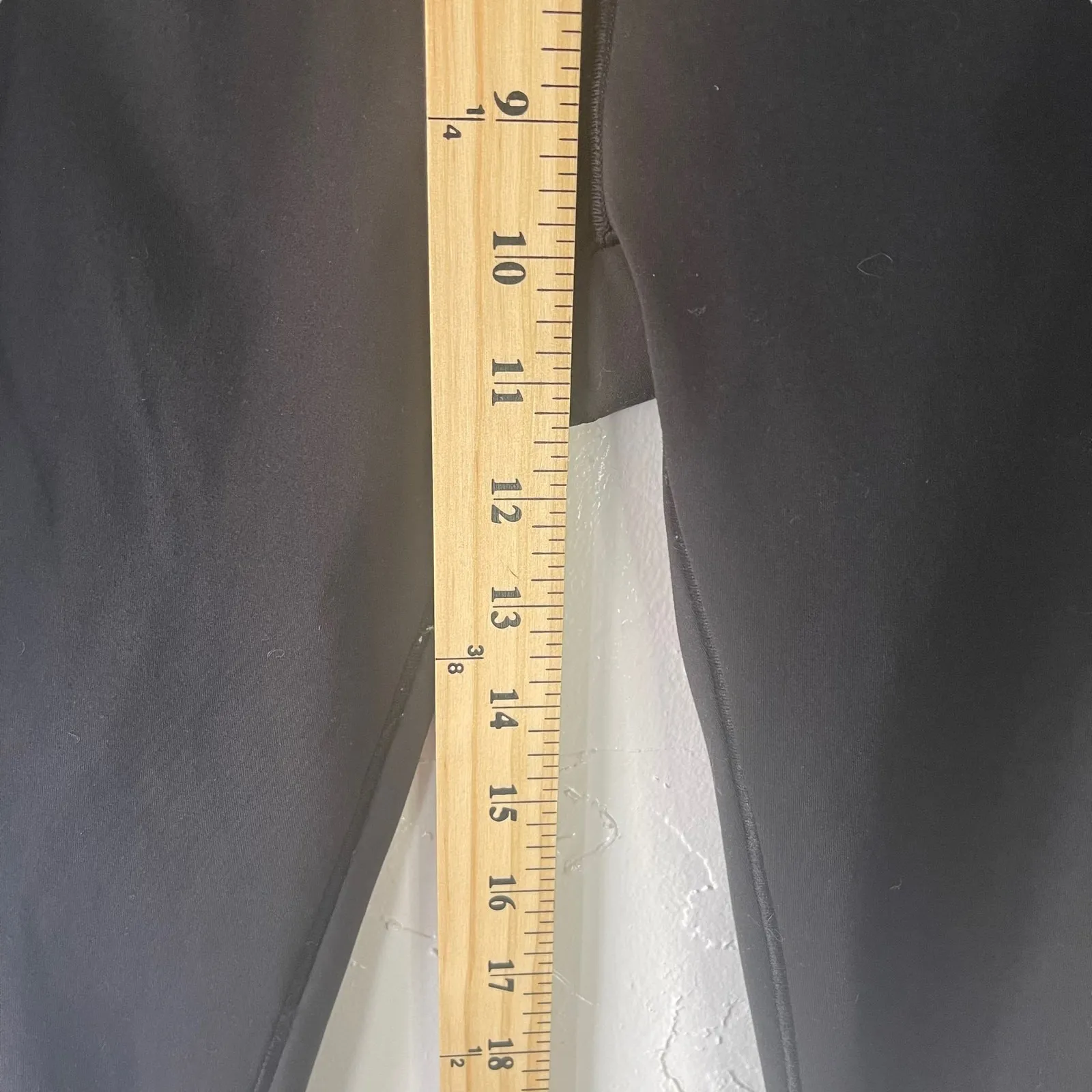 Adidas Size Medium Black High Rise‎ Workout Running Leggings - Image 7