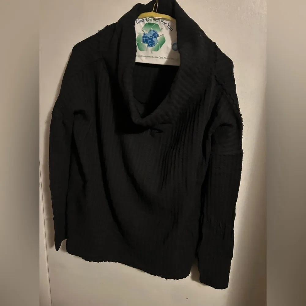 Free people juicy long sleeve cowl neck waffle knit thermal - Image 3