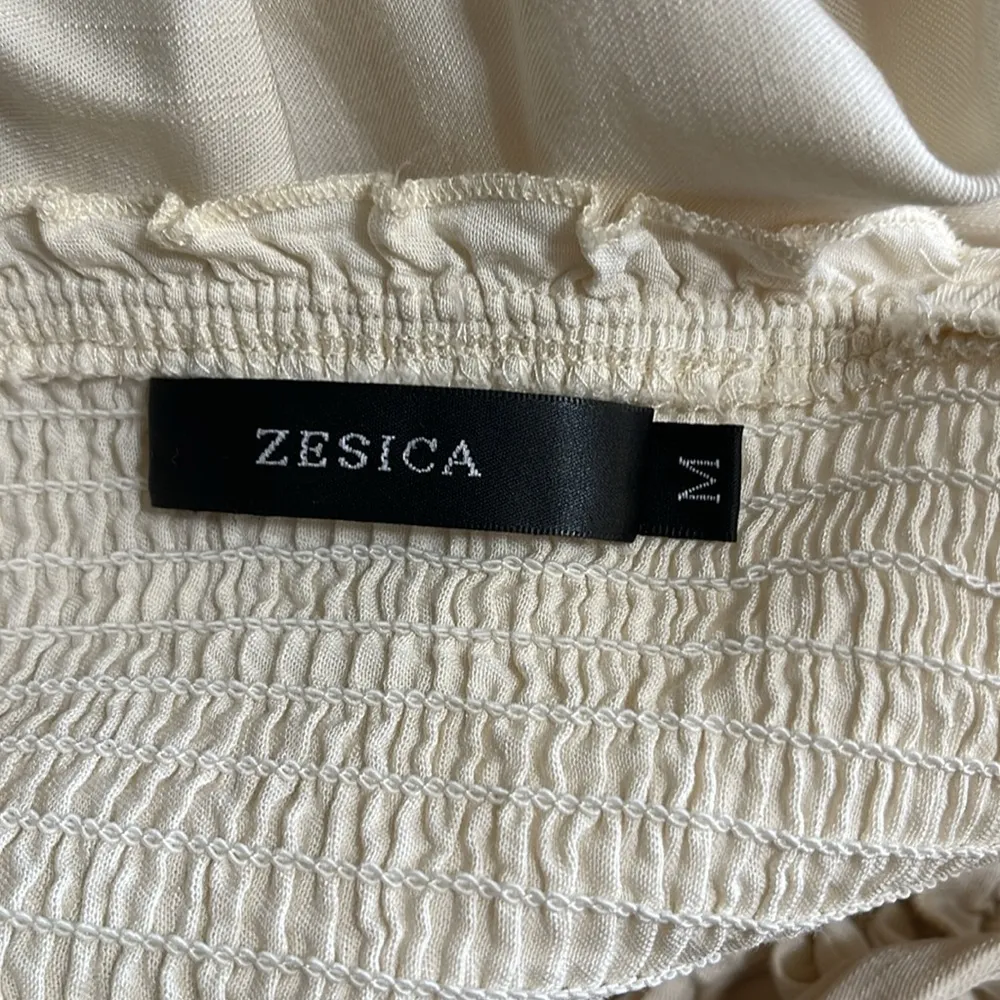 Zesica Off White Tie Strap Maxi Dress Size M Size M - Image 4