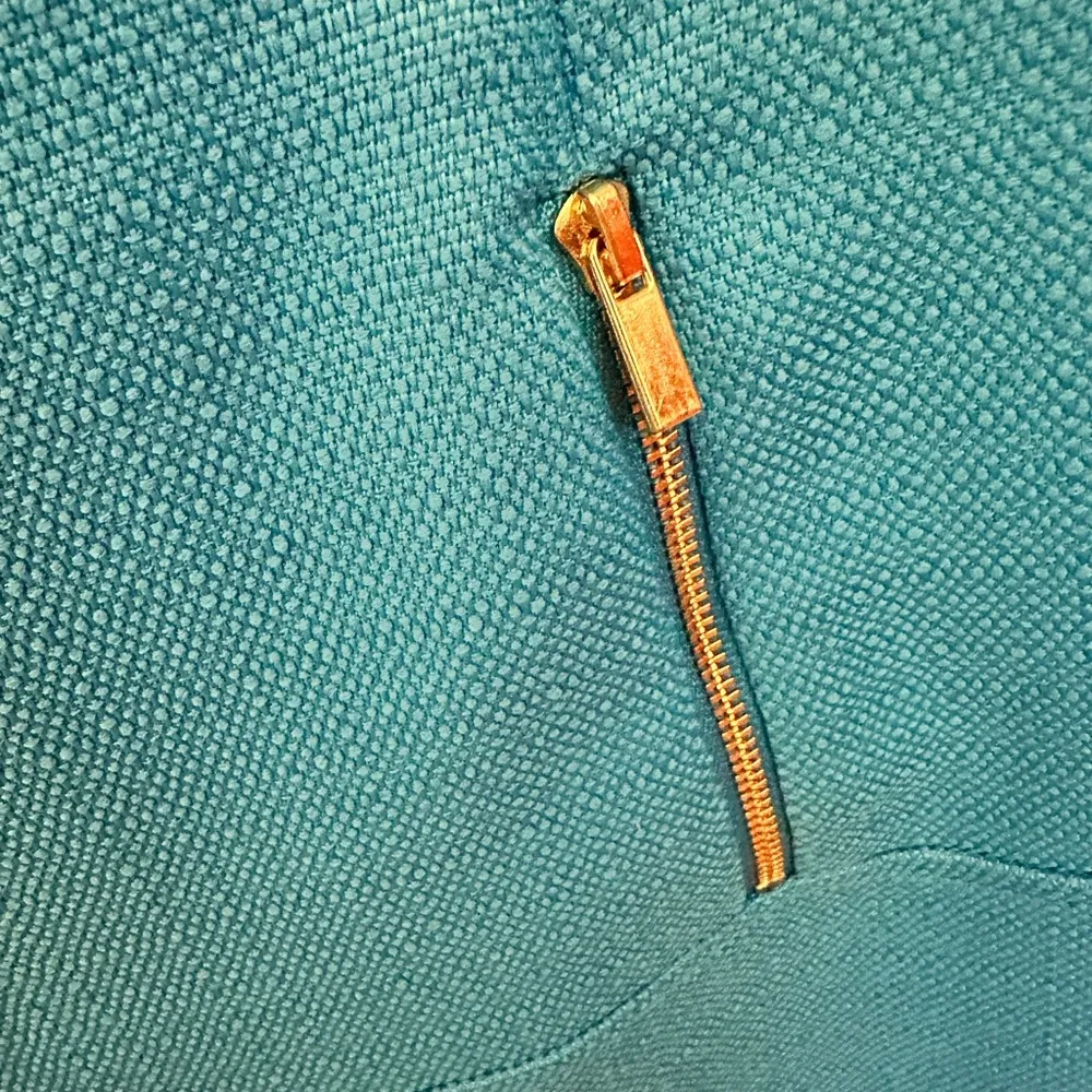 Tahari Peacock Blue Shift sz 14 - Image 4