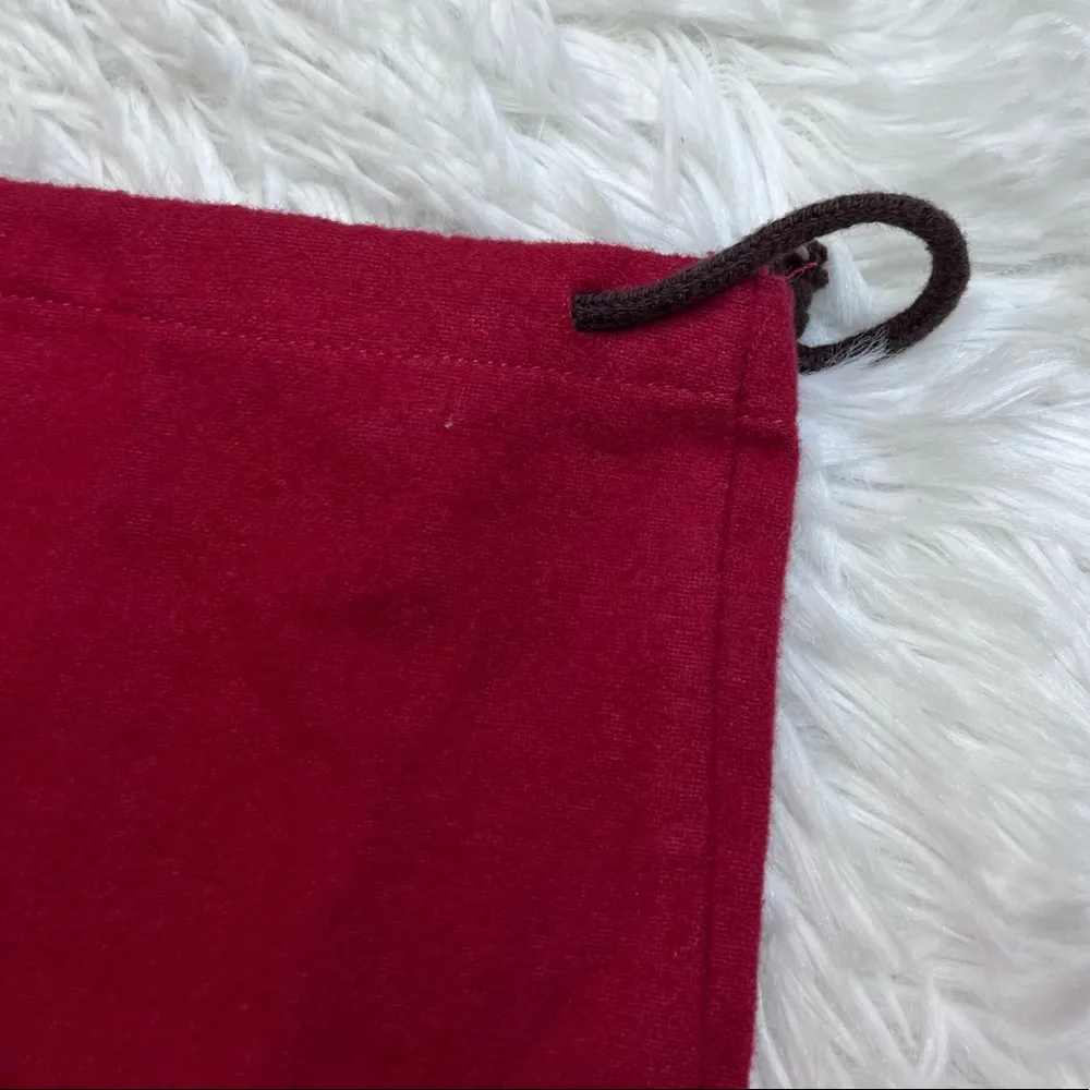 COLE HAAN Red Drawstring Dust Bag Soft 10” x 16.5” - Image 3