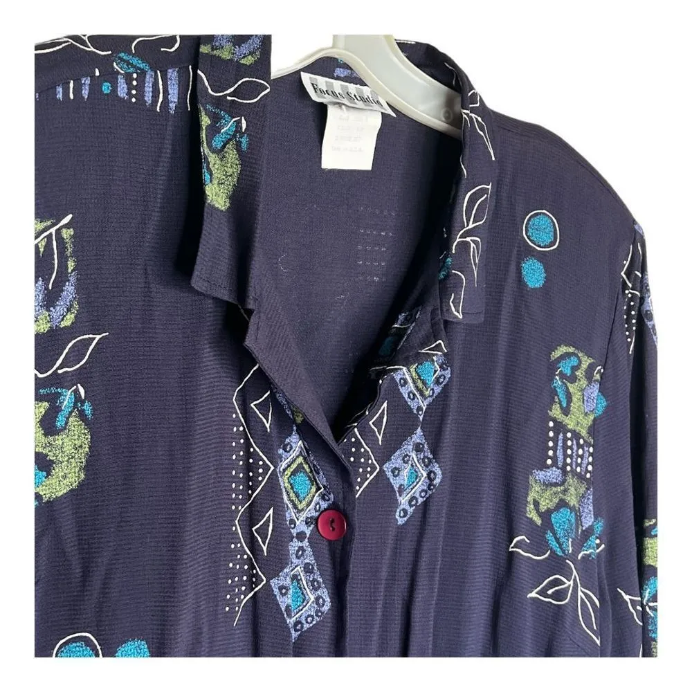 Vintage Focus Studio Lightweight Jacket Size 18 - Image 7