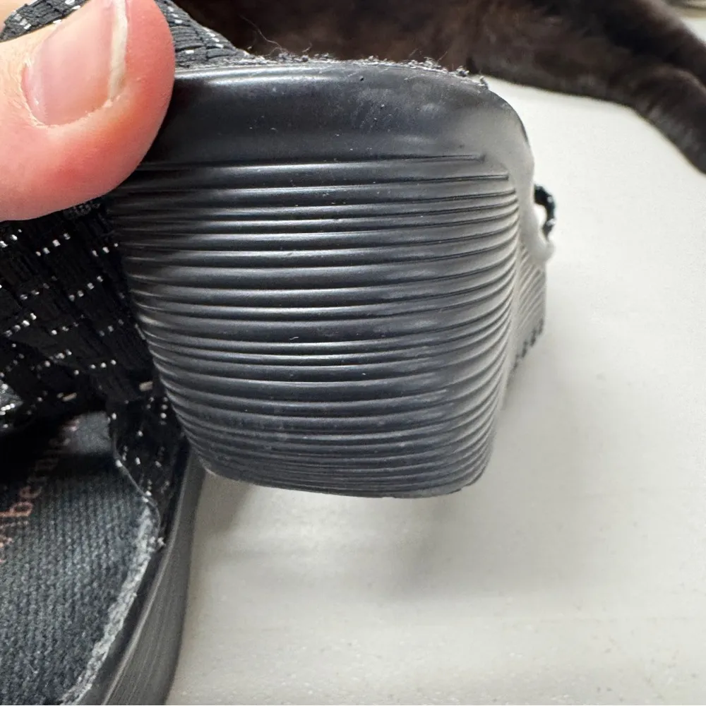 Bernie Mev Black Strappy Platform Wedge Sandals Womens 10.5 Beachy Casual Shoes - Image 5