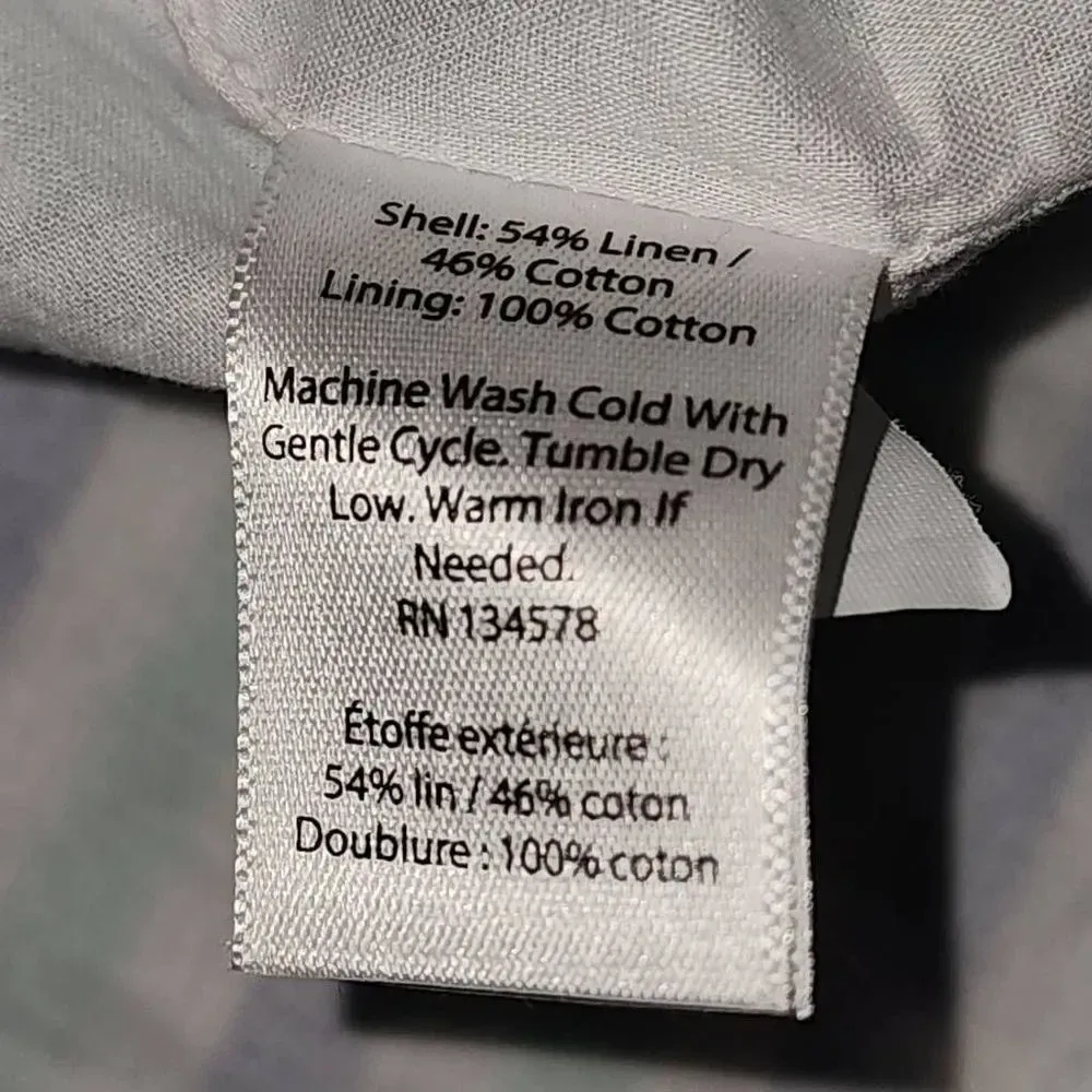 Vineyard Vines Womens Hope Bay Striped‎ Button Front Short Romper Large - Image 5