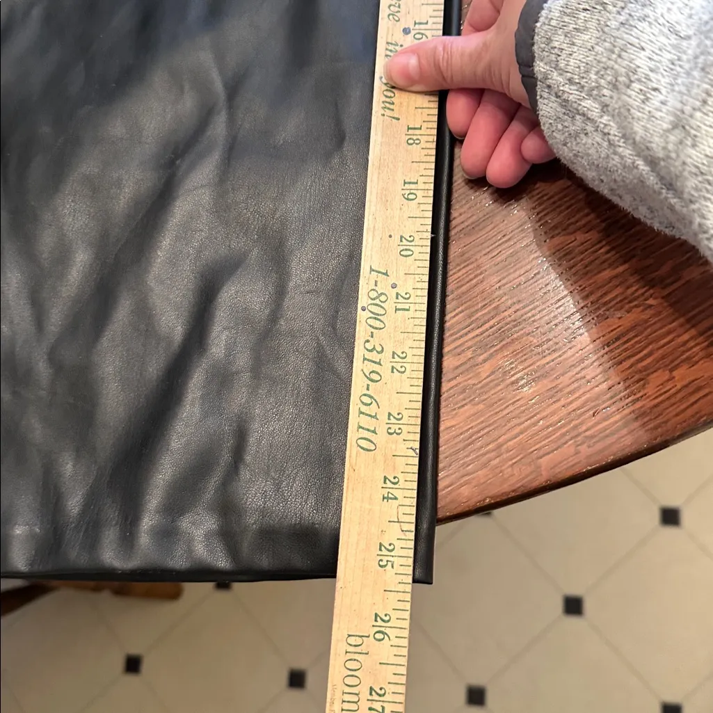 Banana Republic faux Leather Jumpsuit Black 10 - Image 16