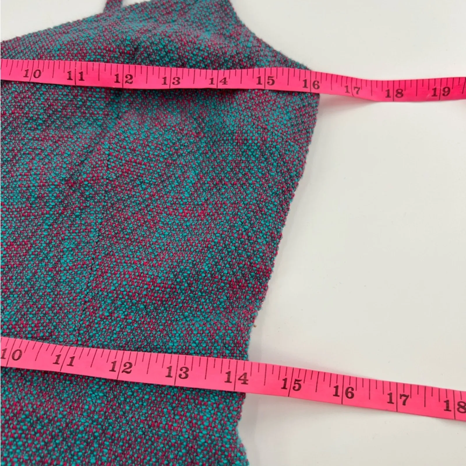 NWT Rachel Comey agitator tweed top pink blue sz 6 - Image 7