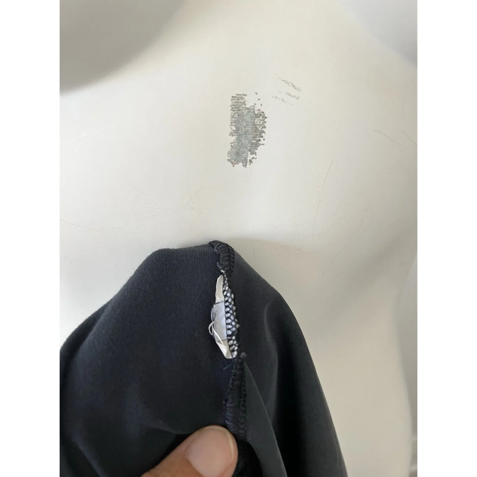 intimissimi V Neck Navy Bar Wrap front Silk Modal Sleeveless pullover tank Small Blue - Image 6