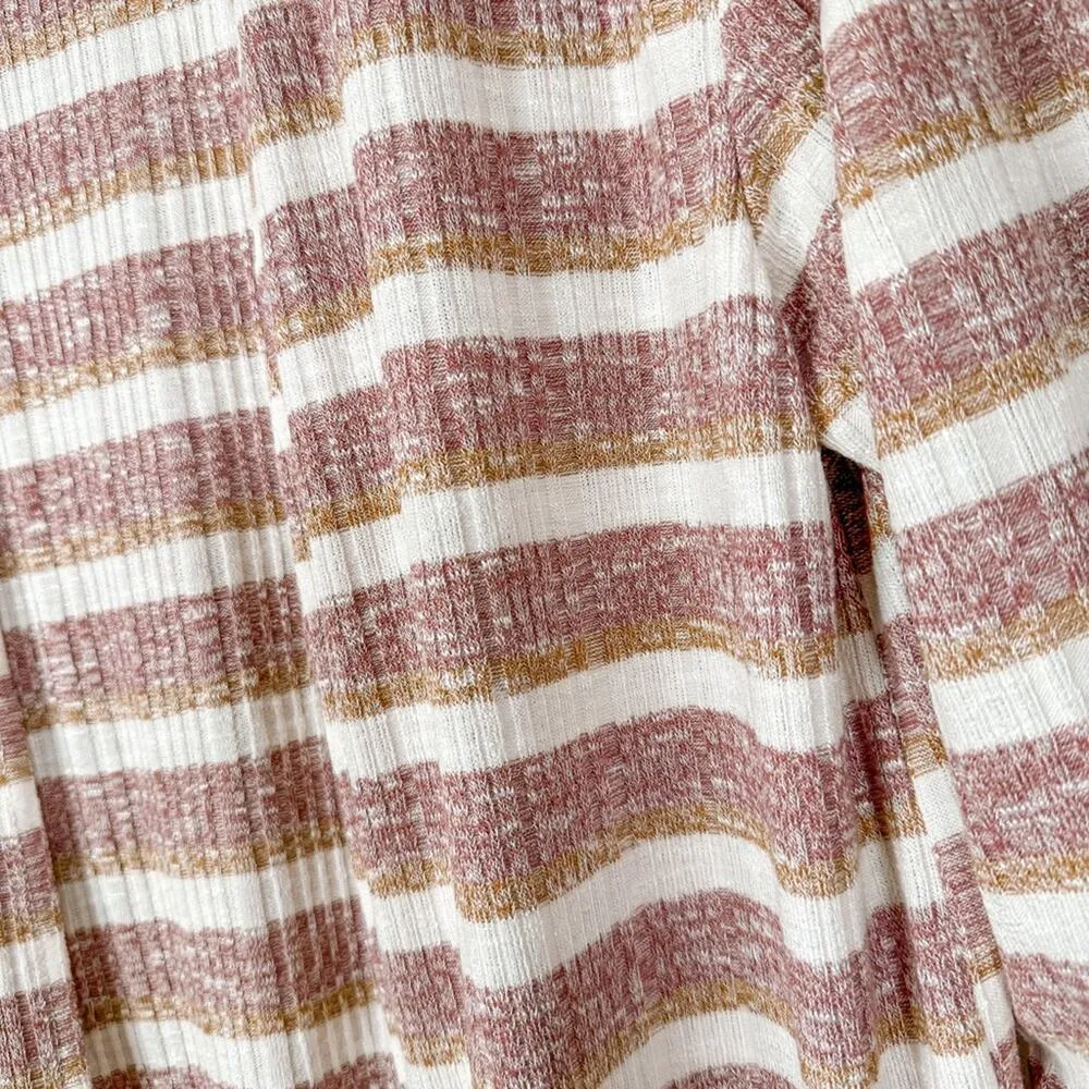 NEW Nine West Women’s Marled Striped Rib Knit Duster Cardigan Sweater Small - Image 8