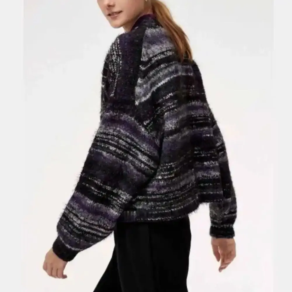 Aritzia Babaton Donaldson Oversized Cardigan Purple - Image 10