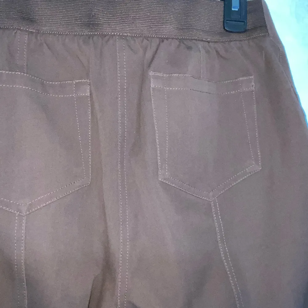 Sanctuary by Anthropologie Brown PullOn Elastic High Waist Pants Back Pockets TS - Image 5