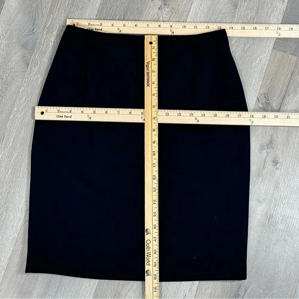 Vintage Casual Corner Pencil Skirt Black 6 Career Office Basic - Image 11