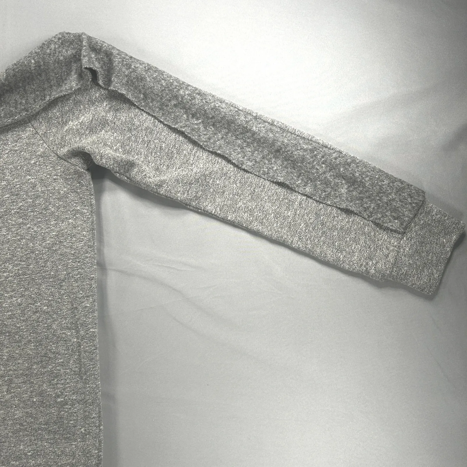 Lanston Gray Off The Shoulder Long Sleeve Pullover Sweatshirt Top‎ - Image 8