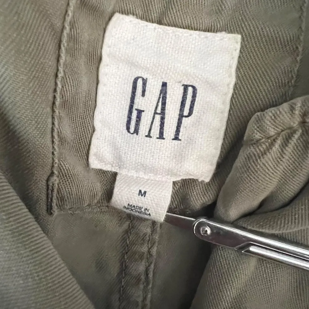 Gap olive green jacket with snaps - Image 5