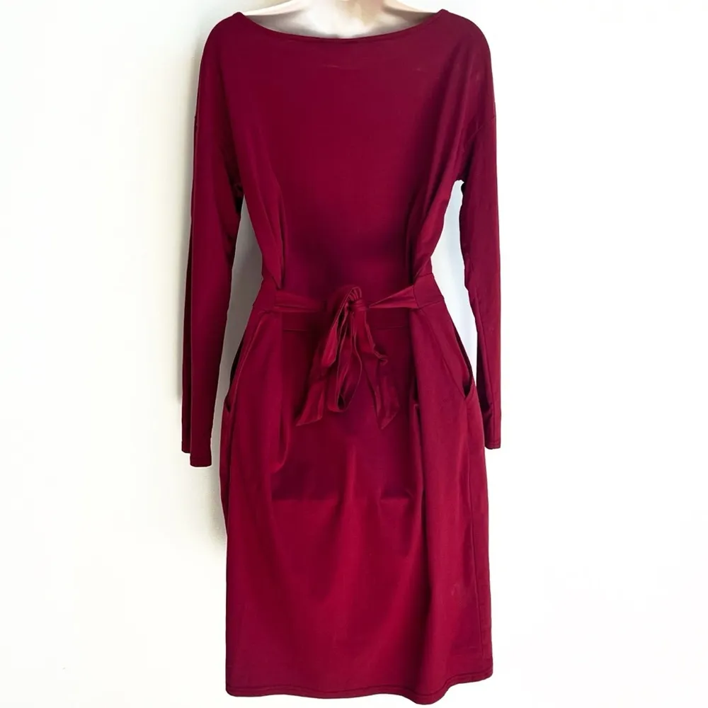 NWT Pretty Garden Women’s Casual Bodycon Party Dress Pullover Long Sleeve Large Red - Image 5