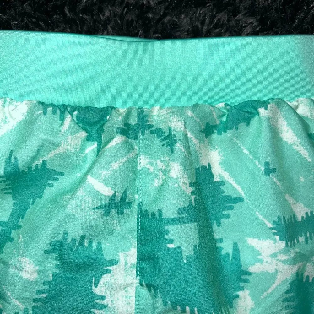 Under Armour Multi-Colored-Teal Mesh Athletic Running Shorts - Image 2