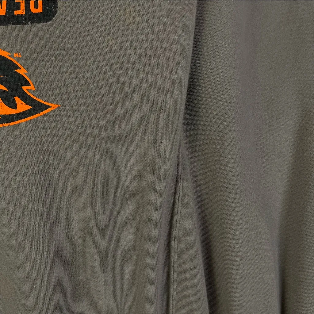 Pro Edge Medium Gray OSU Beavers Straight Leg Pants Fleece Cozy Casual Lounge - Image 4