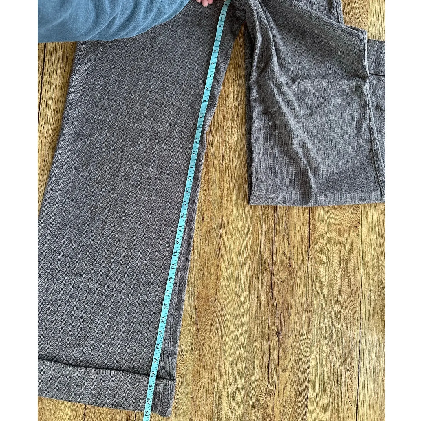 Charlotte Russe Vtg Style Low Rise Wide Leg Brown Trousers Size 9 - Image 7