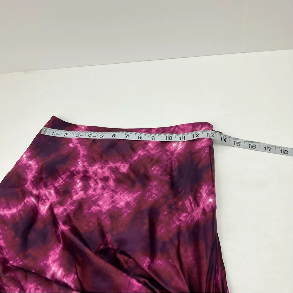 Cinq A Sept Ryder Tie Dye Side Tie Mini Skirt Womens SZ 0 Pink Purple *TINY FLAW - Image 8