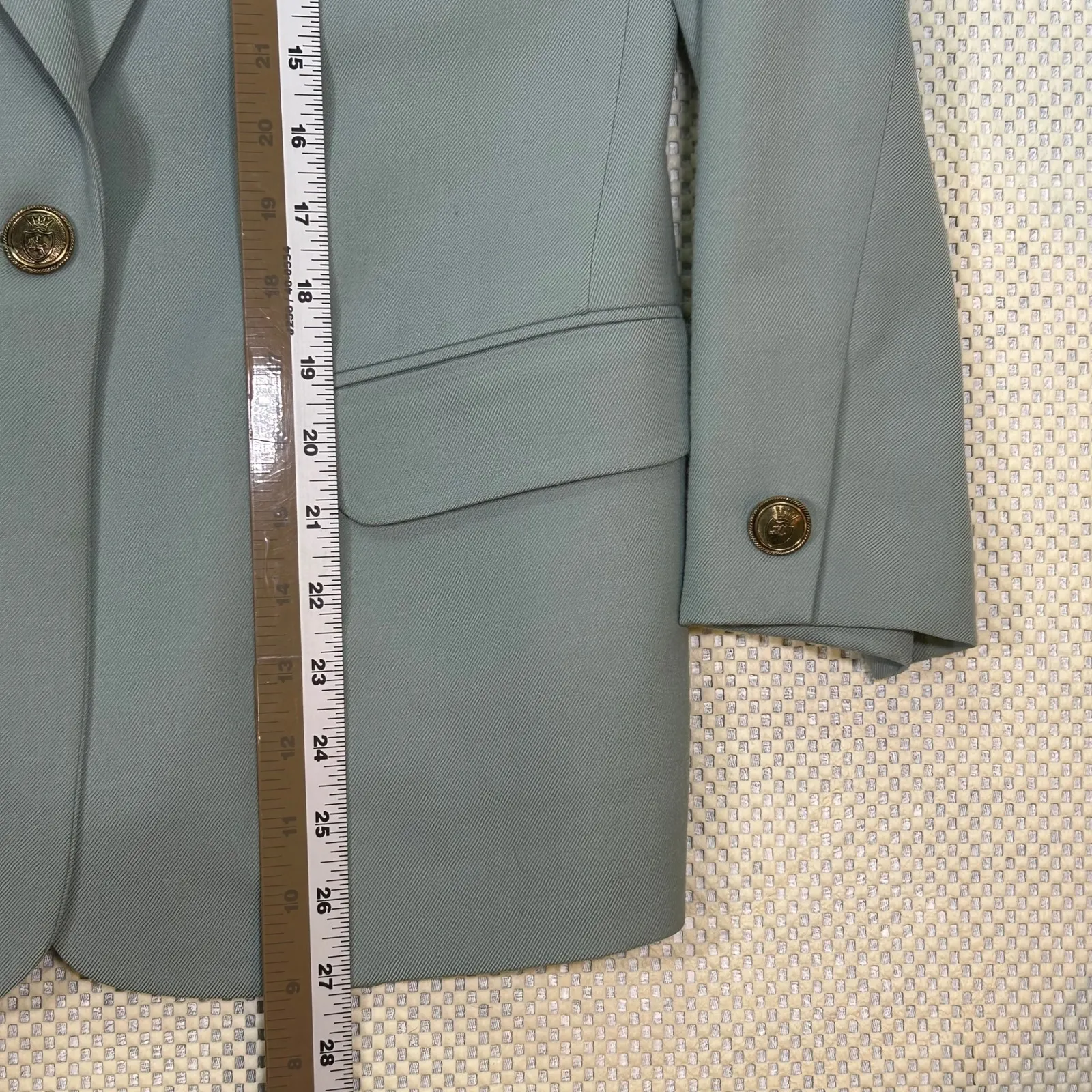 EUC Vintage Talbots‎ Blazer Jacket Career Office Button Front Petite Size 2P - Image 8