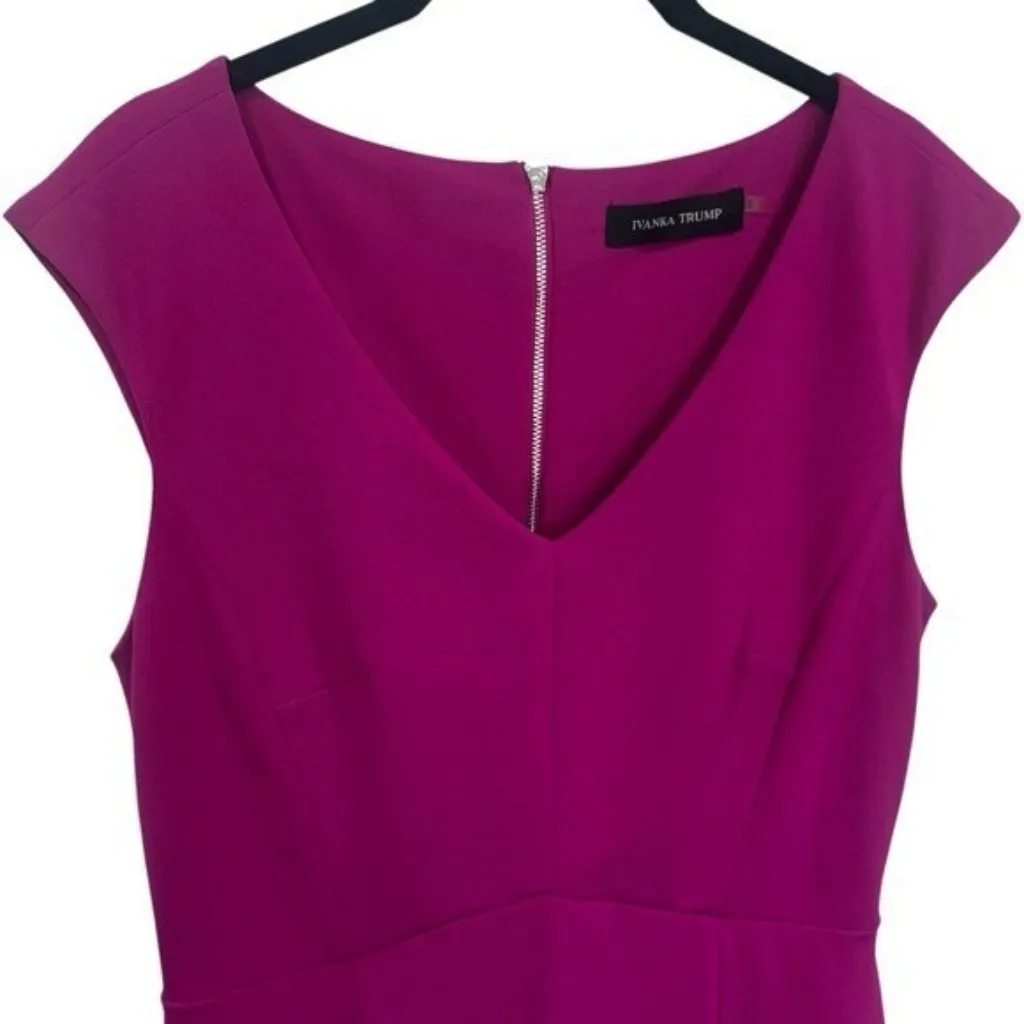 Ivanka Trump Secret Weapon Sheath Dress Fuchsia Career Event Special Occasion 8 - Image 5