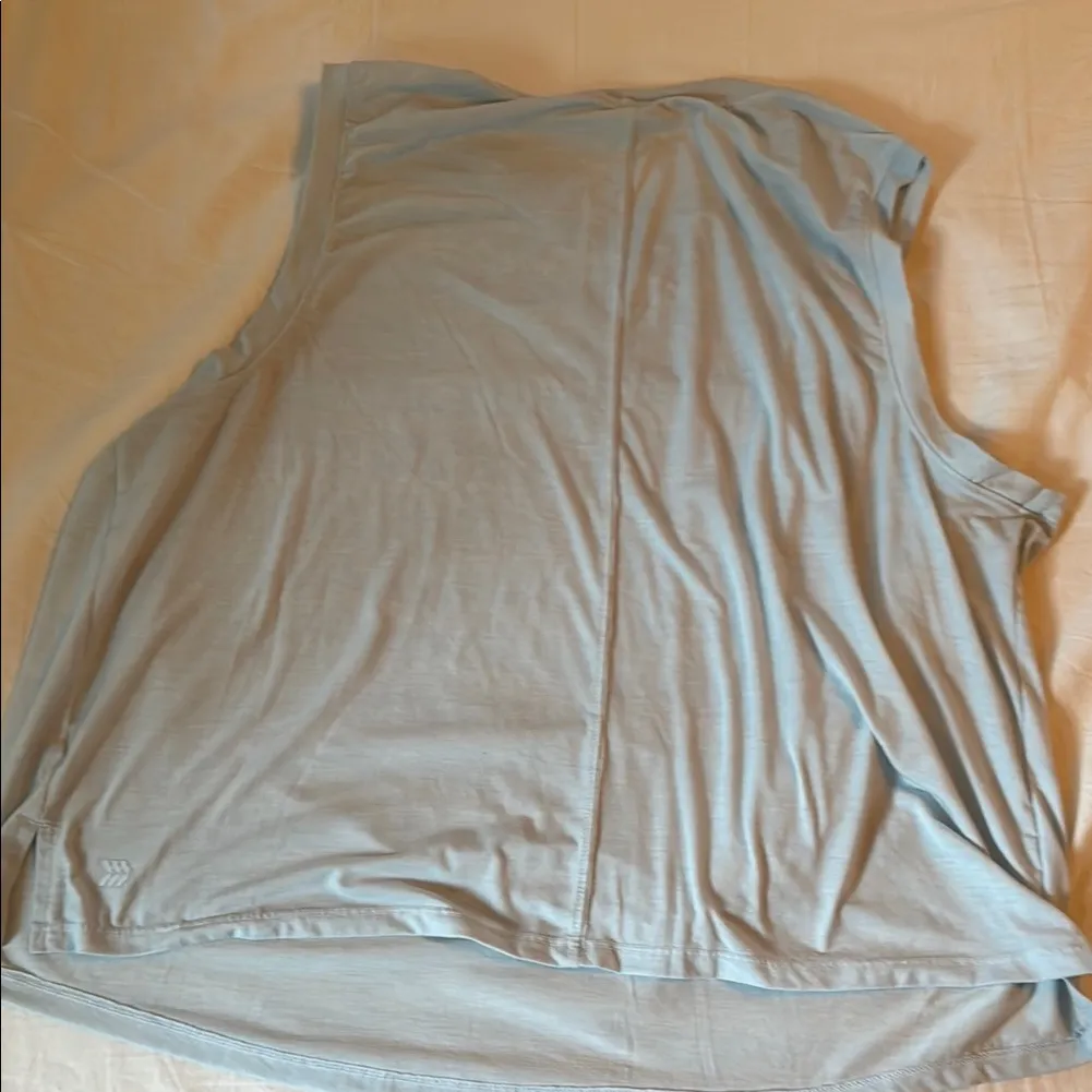 All in Motion Light Blue Sleeveless Top - Image 3
