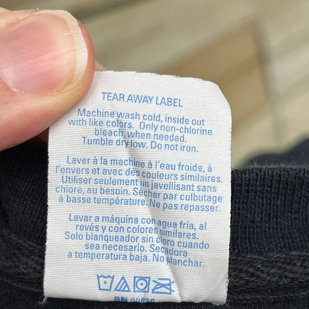 Bieber Sweatshirt Black Profile Pic Unisex Long Sleeves Size L - Image 6