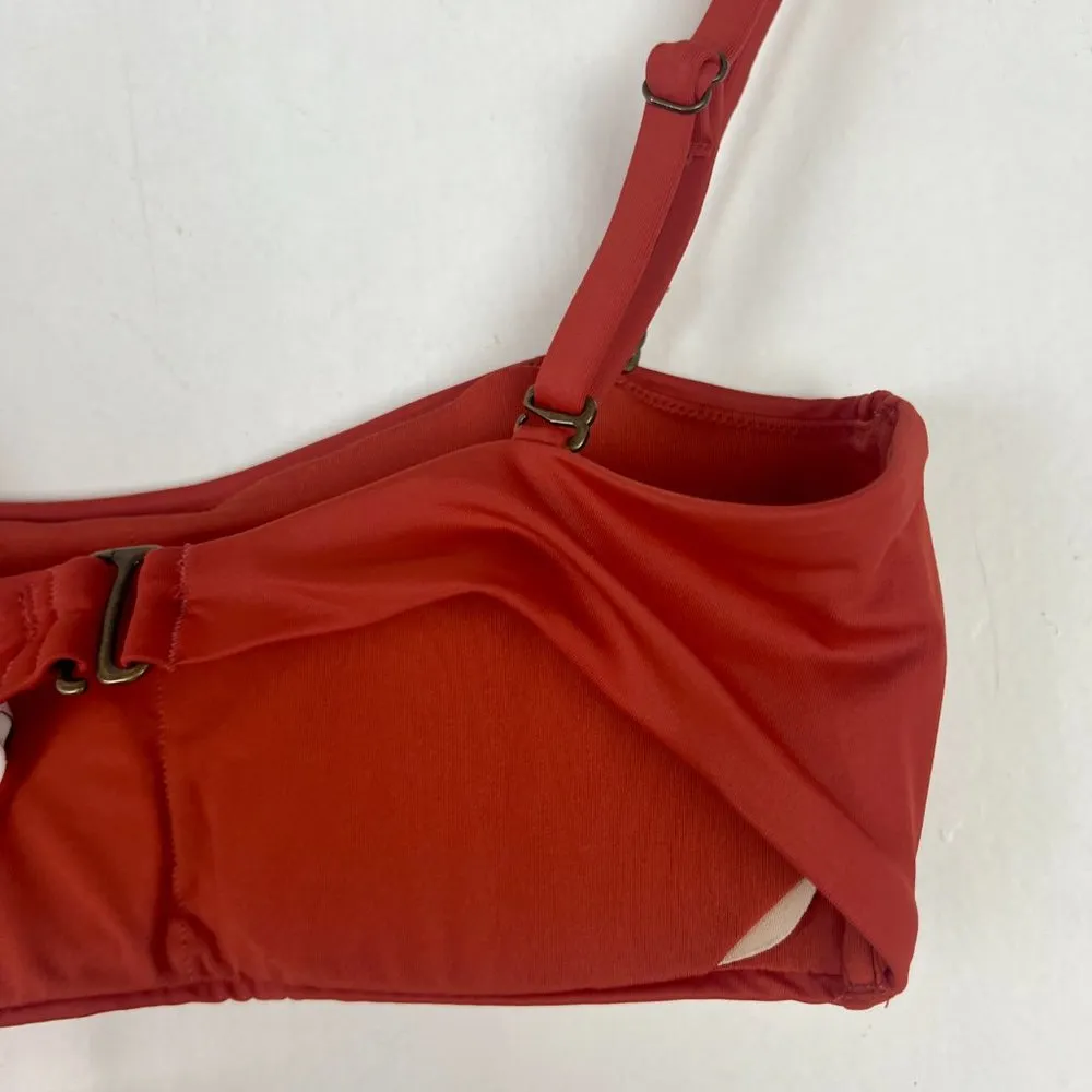 NWT Andie Swim The Bora Bora Top Bikini Top Flat Chili Pepper Size Large L NEW - Image 6