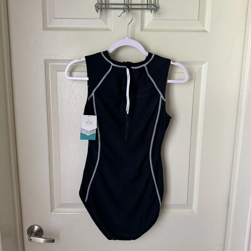 Heathyoga Women's Competitive One Piece Swimsuit with Tummy Control and … Black Size M - Image 5