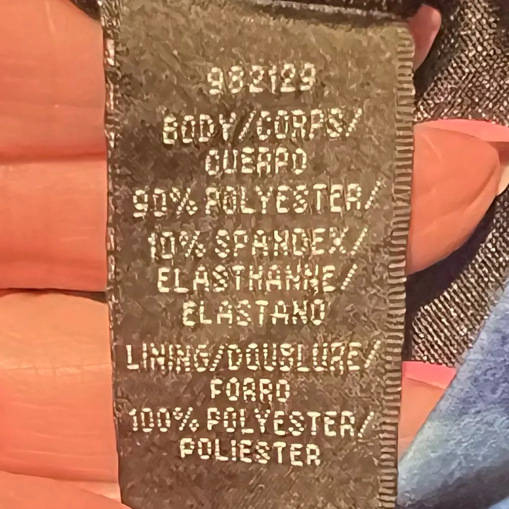 David Meister Cap Sleeve Belted Floral Print Stretch Lined Sheath Dress Size 10 - Image 16