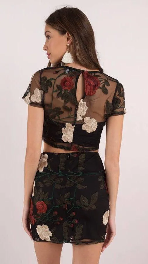 Tobi Floral Bodycon Set - Image 2