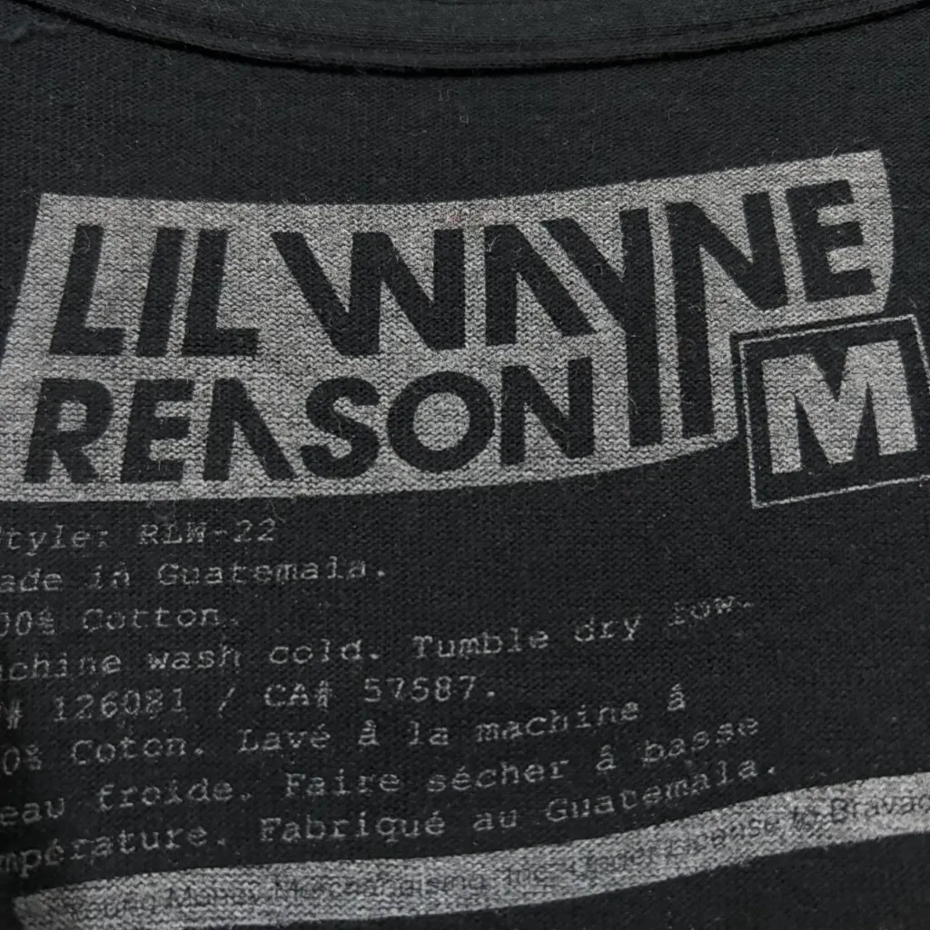 Lil Wayne x Reason Weezy Baby Young Money Records T-Shirt M - Image 4