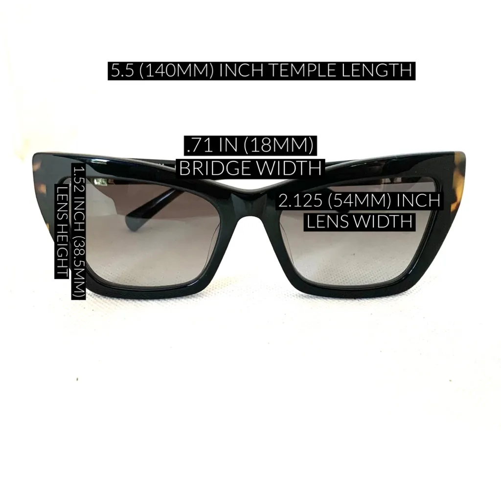 MCM "MCM722SLB 009" BROWN/BLACK TORTOISE SHELL MODIFIED CAT EYE SUNGLASS NIB - Image 13