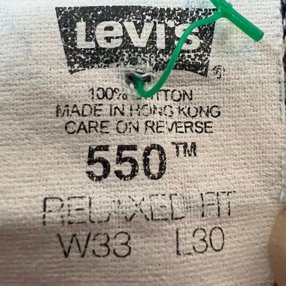 Vintage Levi’s Acid Wash Denim Cut Off Short - Image 3