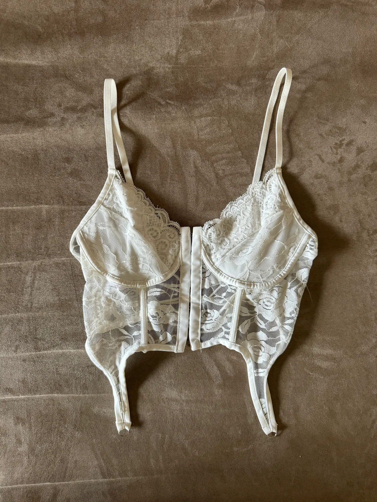 Corset Tank Top White Size M - Image 3