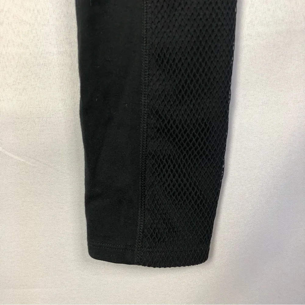 White House Black Market WHBM Mesh Inset Ponte Leggings S - Image 7