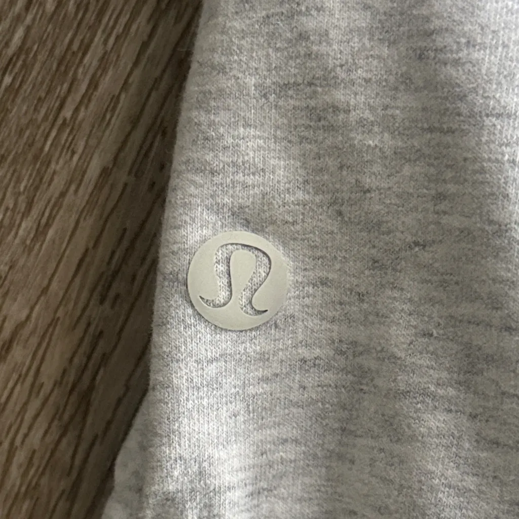 lululemon athletica Gray Full zip Hoodie Athletic Sweater XS/S Casual - Image 5