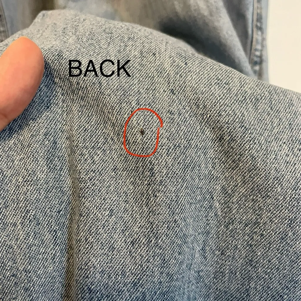 Vintage Bib Overalls High Waisted 90s Denim Women’s High Rise Light Wash Blue Size 6 - Image 11