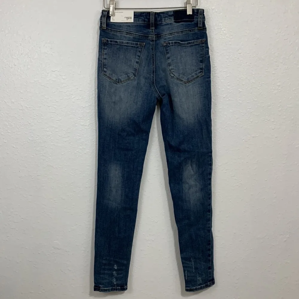 Insane Gene Dark Wash Distressed Mid - Image 4