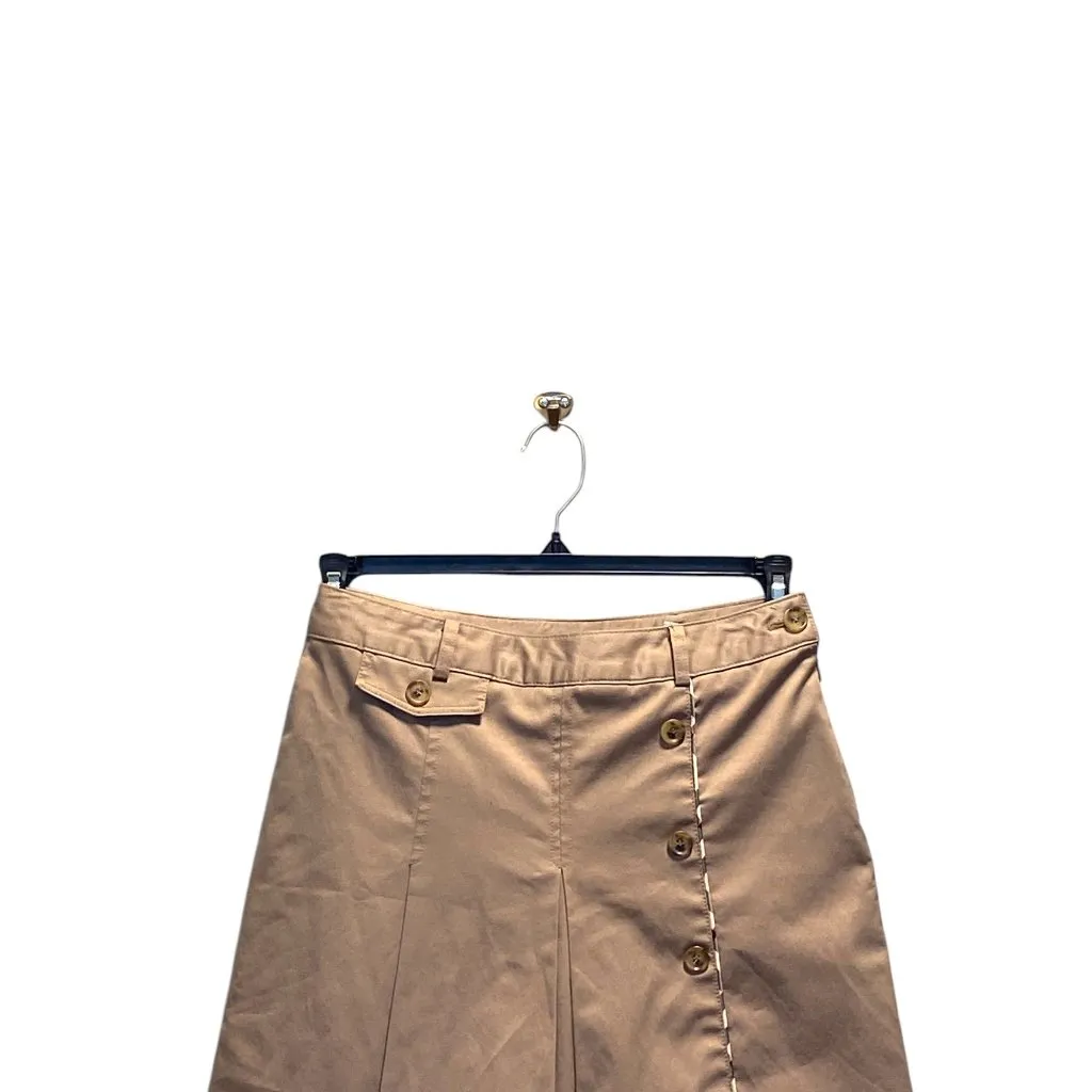 Yedeung Pleated Skorts Beige Size S Y2K Tan - Image 5