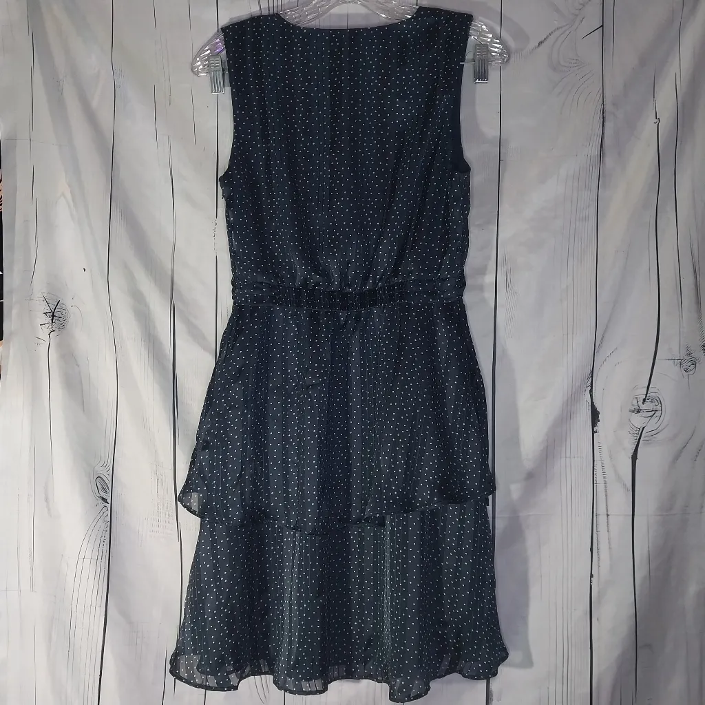 Banana Republic Pleated Tiered Sleeveless Polka Dot Dress NWT - Image 13