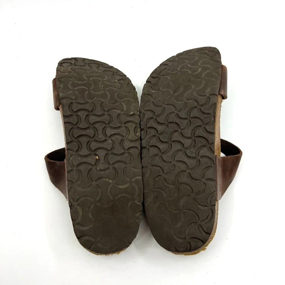 Birkenstock Larisa Brown Leather Sandals Women's 9 US - Image 8