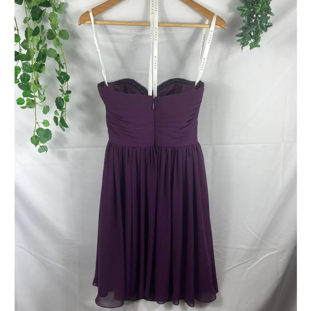 AZAZIE HEIDI Bridesmaid Dress - Grape - Image 10