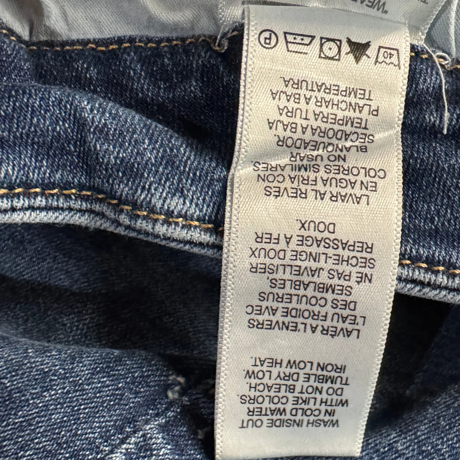 Good American SZ 12/31 Good Legs Crop Jeans Distressed Stretch Zip-Fly Hi-Rise - Image 10