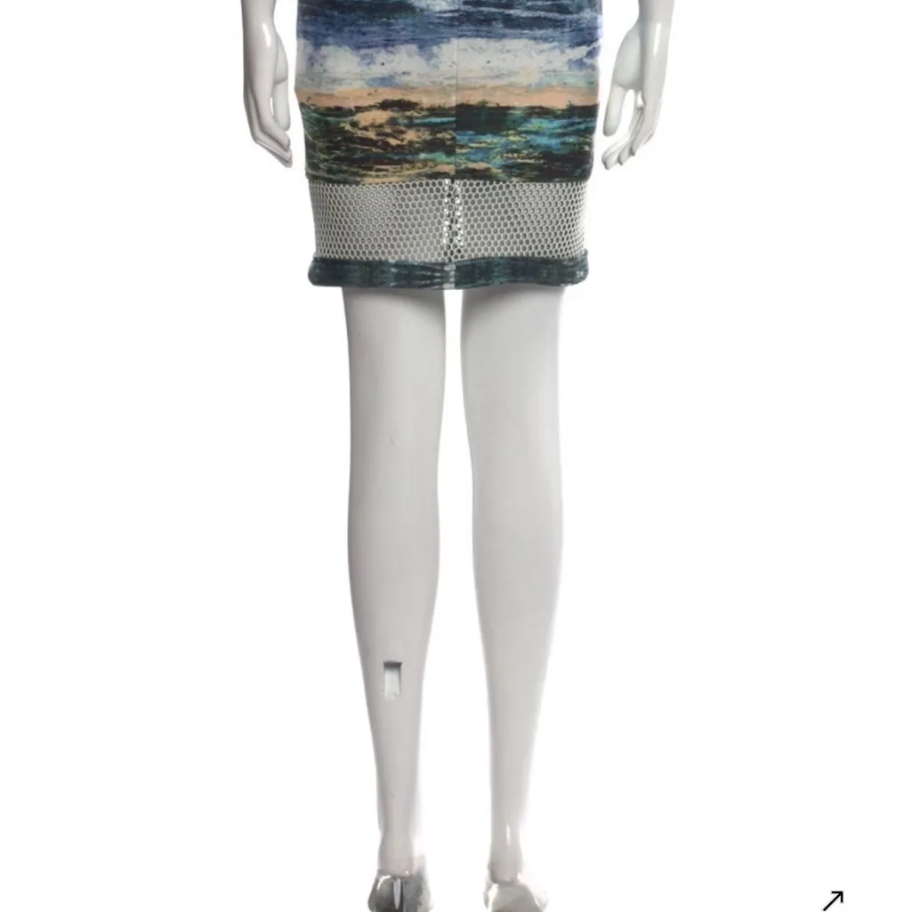 Yigal Azrouel printed knee length pencil skirt avant - Image 10
