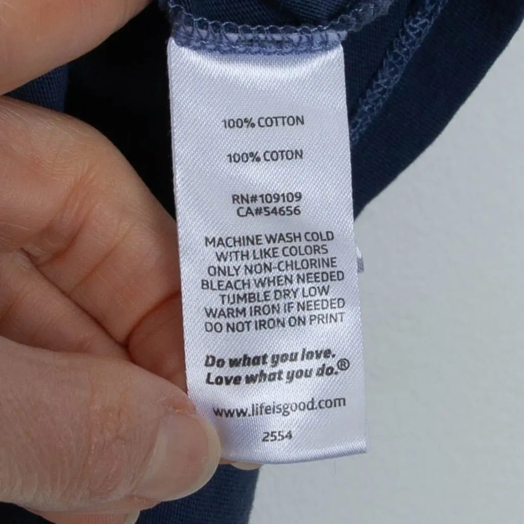 Life Is Good‎ Womens Crusher Clover Graphic T Shirt Size M Short Sleeve V Neck - Image 5